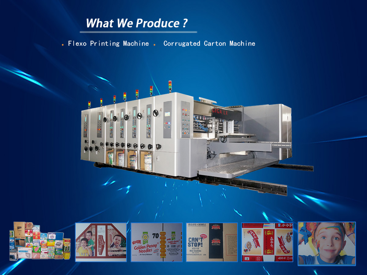 corrugated cardboard machine flexo printing machine