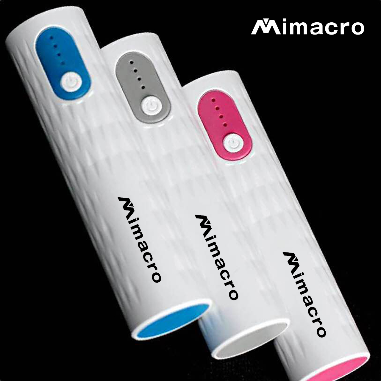MIMACRO corrugated 2600MAH fireproof shell Android Apple Huawei tablet compatible charging power bank 