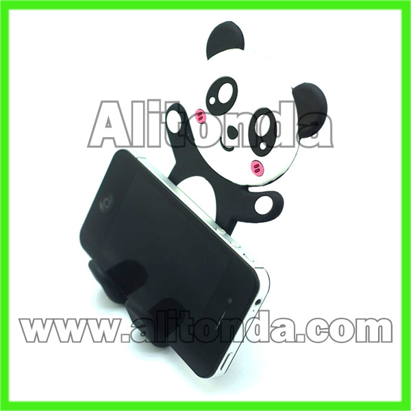 PVC cartoon cute phone holder custom