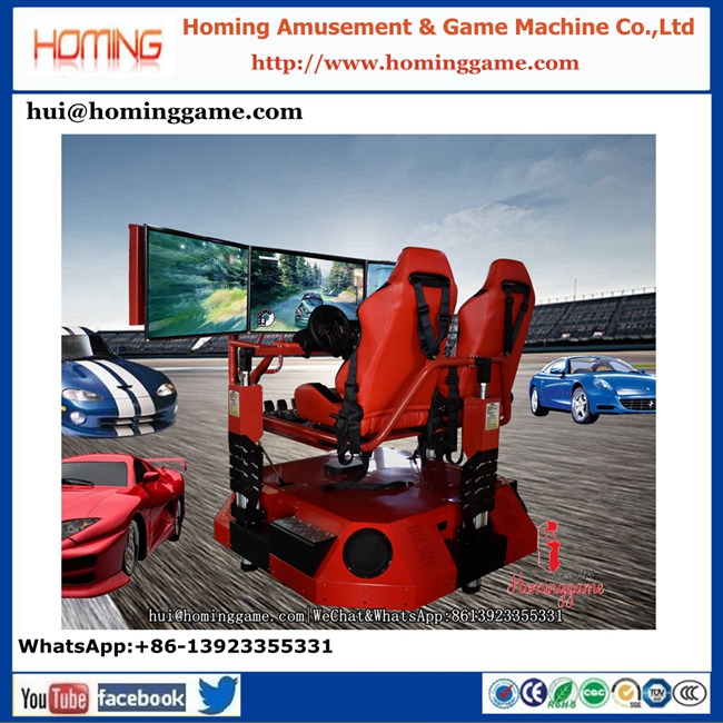 hot selling driving simulator 9d vr racing car simulator 360 degree rotate 9d vr
