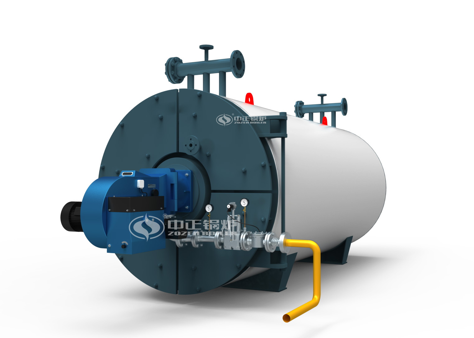 YQW gas-fired horizontal thermal fluid oil heater 