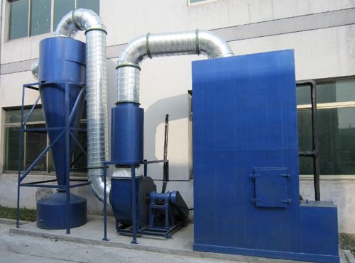 cyclone dust collector for power plant