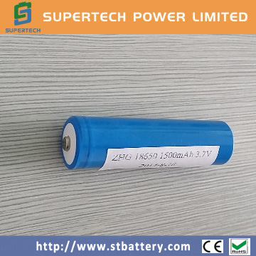 High quality recharge 3.7V 1500mAh battery li ion 18650 lithium ion battery