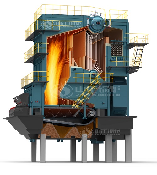 SHL series Biomass-fired bulk chain grate steam boiler