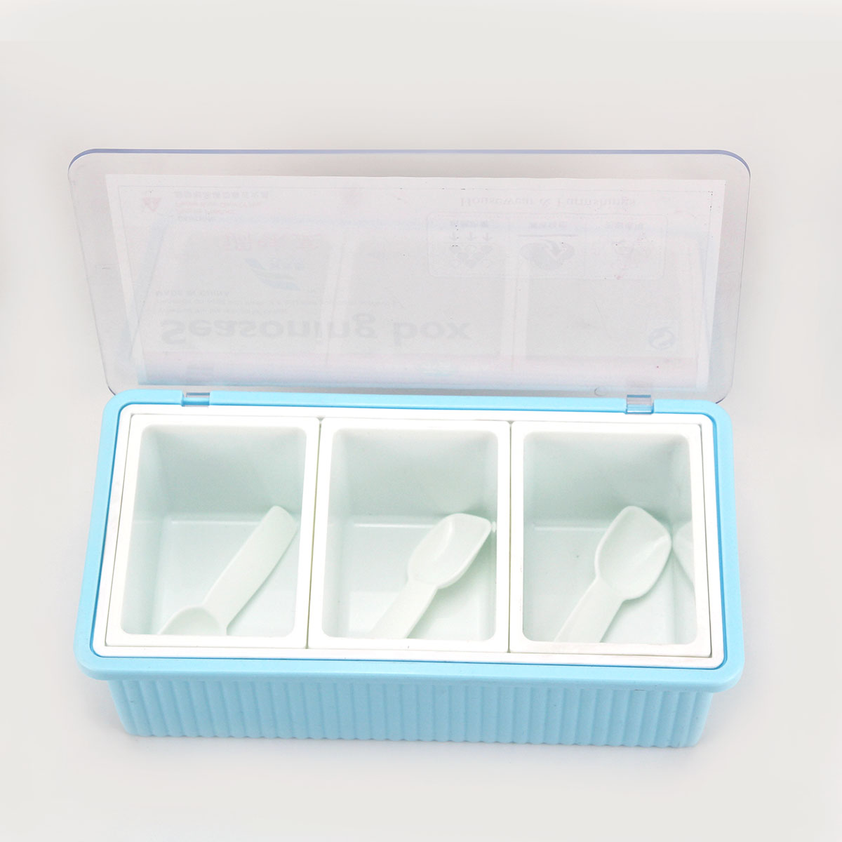 Eco-Friendly Plastic 260ml*3 Seasoning Box Set