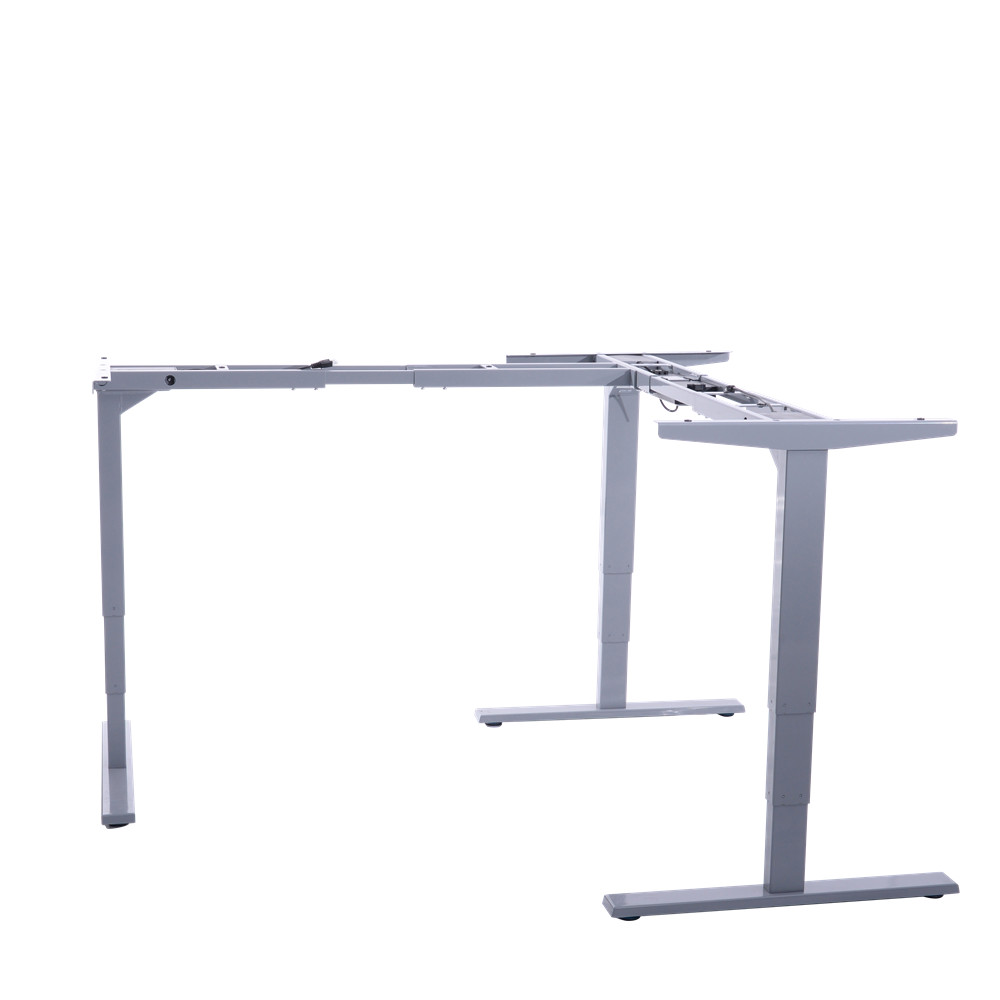 Electronic Height Adjustable Standing Desk with Three Feet