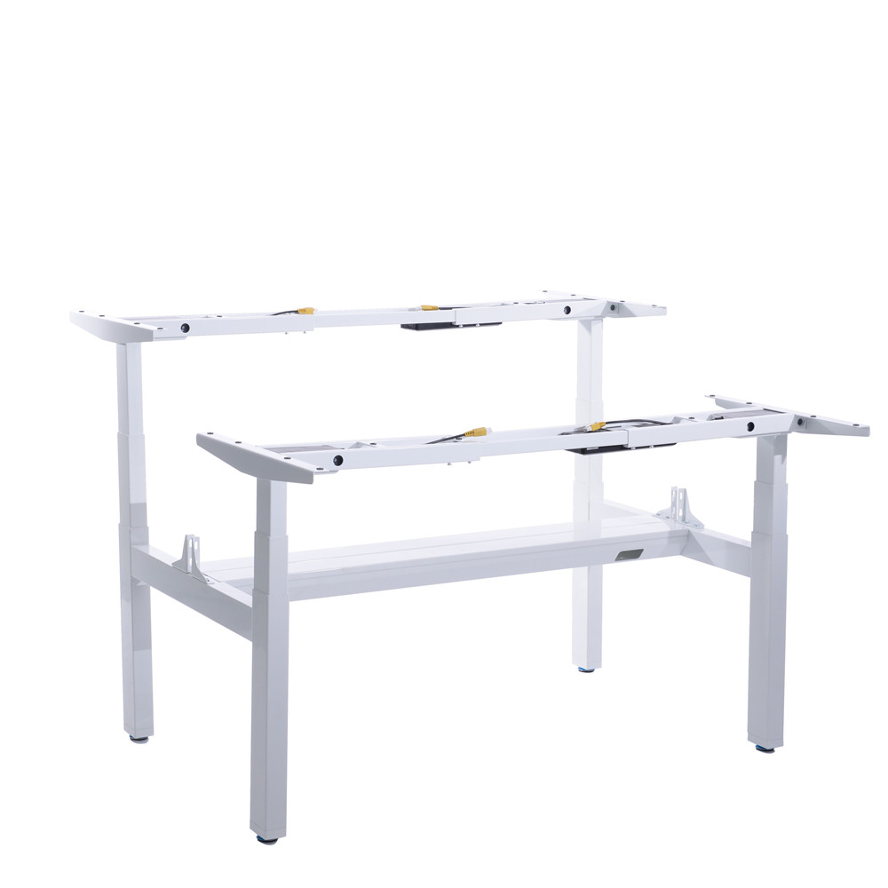 Classic Face to Face Electronic Adjustable Standing Desk for Two People