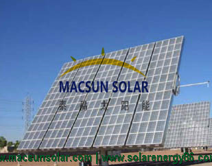 Macsun solar system，hcpv Solar modules form original design