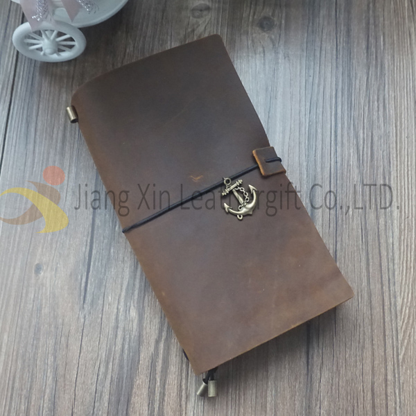 Rifillable Vintage Leather Journal Notebook,Office Small Leather Notebook