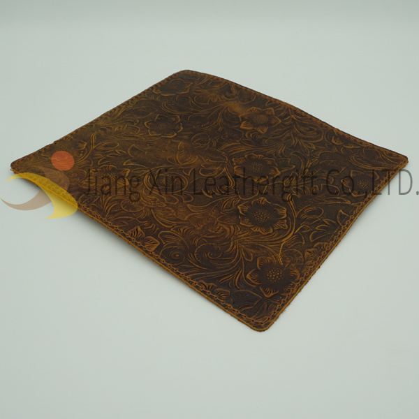 Personalised Real leather mouse mat for Leather gift