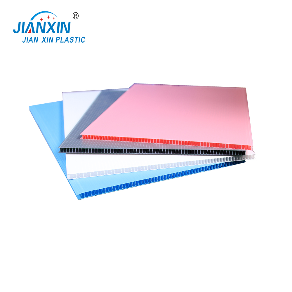 2-12mm colorful hollow plastic sheet / board / plate