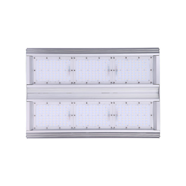 unqiue for large warehouse led linear high bay with special  asymmetry lens perfect aisle