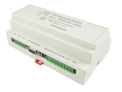 Isolated 4-20mA/0-5V to RS232/RS485 Converter (A-D Converter isolation among each channel) ISO AD16 Series-16-ch