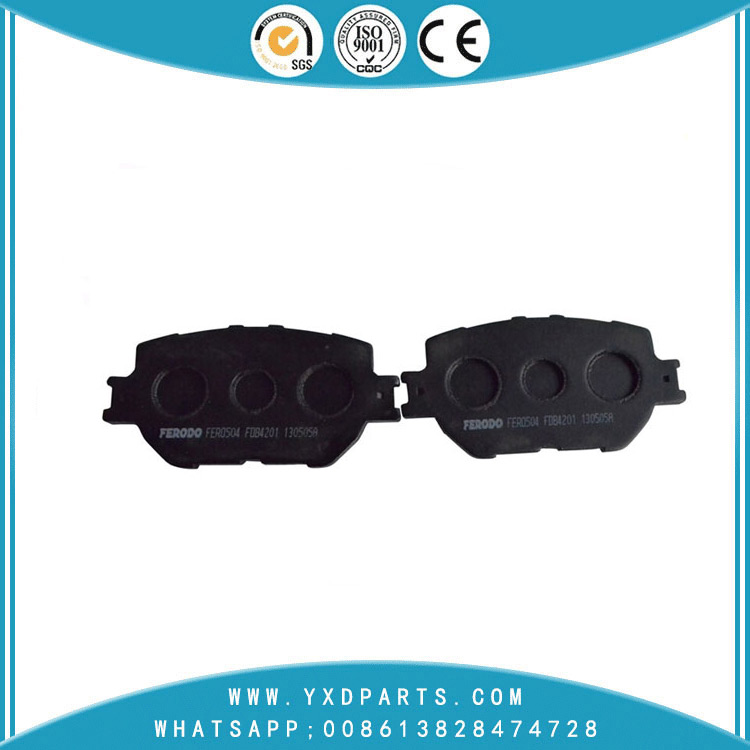 Chinese car brake pad manufacturer OEM FDB4201-D for TOYOTA