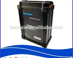 DJI supplier Herewin new designed 12000mah/16000mah 12s 44.4v li polymer battery prototype for smart
