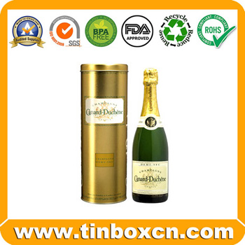 Brandy Tin Premium Metal Box for  Wine