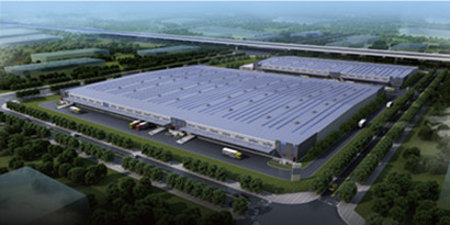 single-storey large-span light steel structure Logistics Warehouse