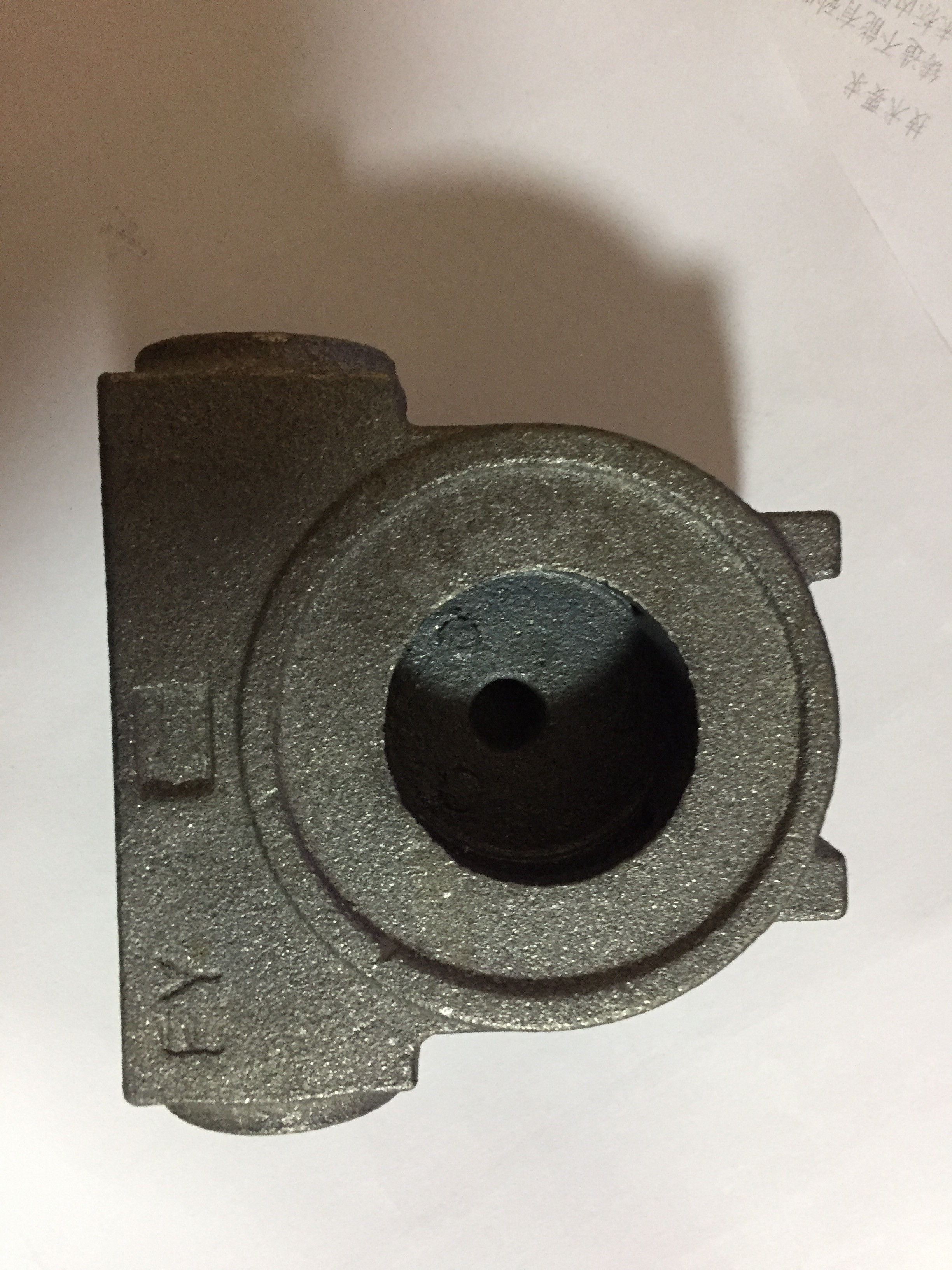 Sand casting gray cast iron pump housing CNC machining custom manufacturing
