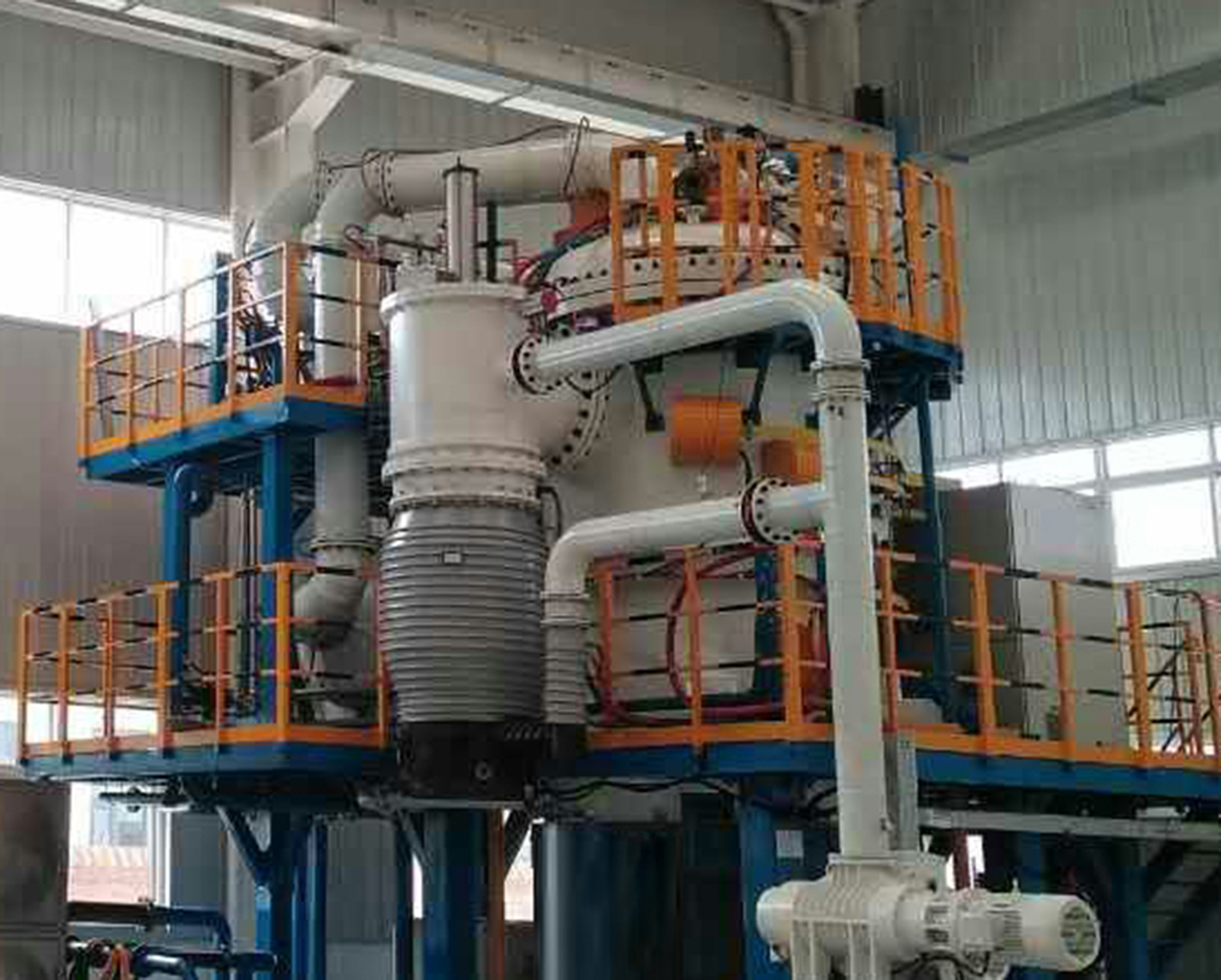 Vertical Twin Chamber Vacuum Gas Cooling Oil Quenching Furnace