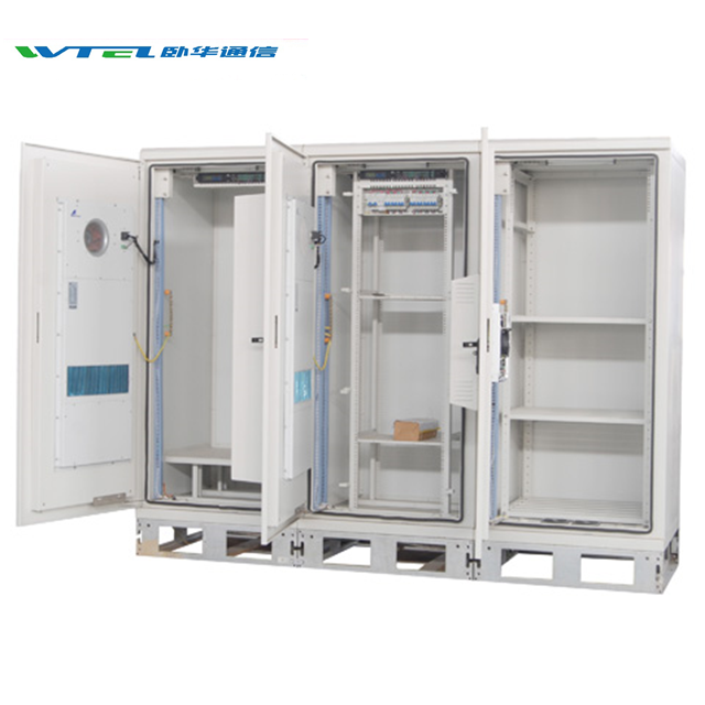 W-TEL MSAN outdoor telecomFTTX cabinet enclosure IP66 with heat exchanger
