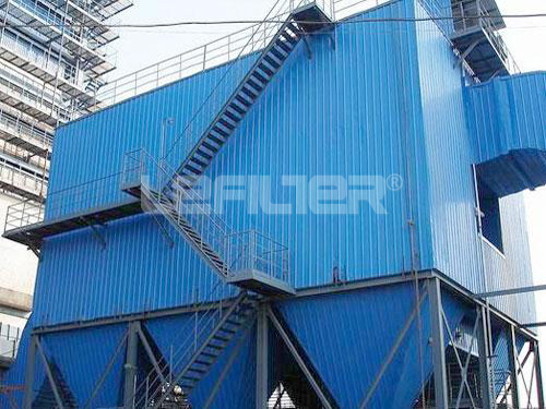 Long bag filter low pressure pulse type dust collector