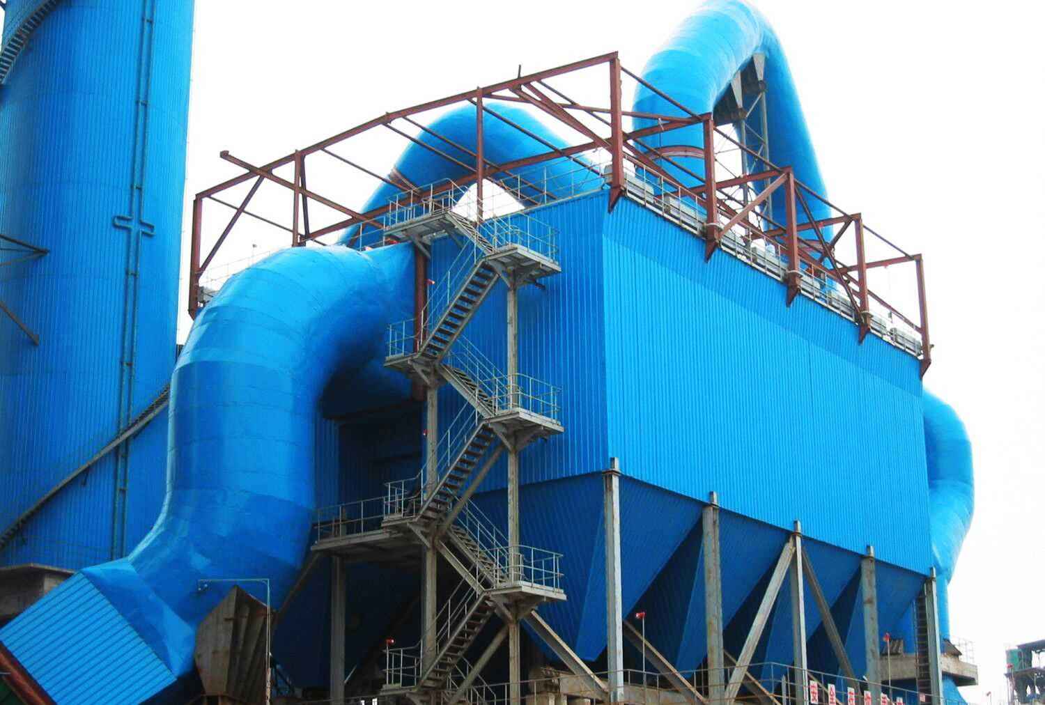 Industrial portable pulse bag type dust collector