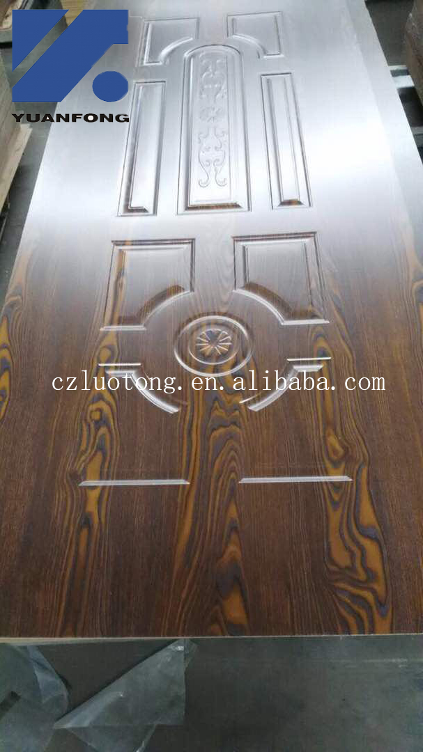деревянная шпонная дверь / новый дизайн MDF дверная обшивка