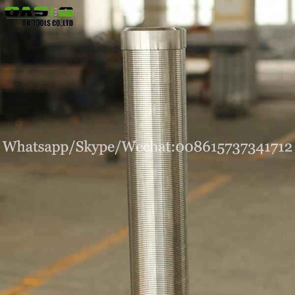 304 stainless steel water well Johnson screen filter tube