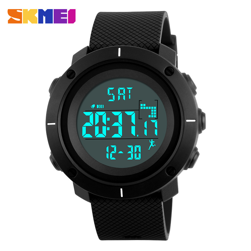 Unique design watch stopwatch pedometer and data storage digital led watch