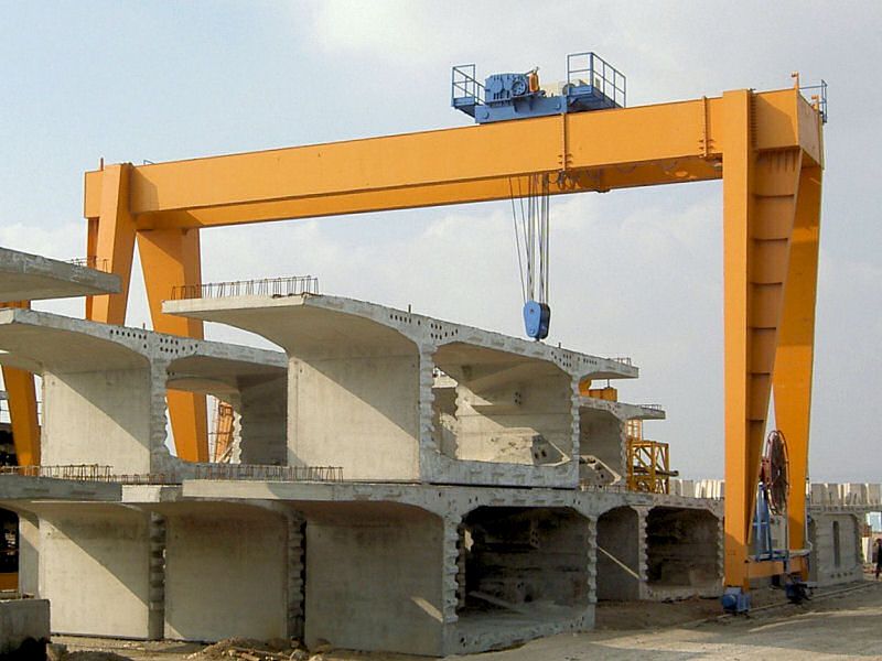 Hot Sale Double Beam Rubber Tyred Mobile Gantry Cranes