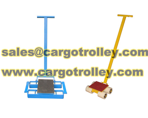 Moving roller dolly transport tool