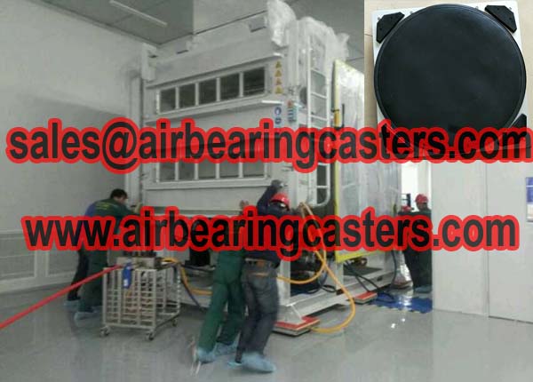 Air bearings system with minimal maintenance