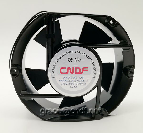 CNDF  made in china factory ac cooling fan 170x150x52mm 110/120VAC 50/60Hz  with high speed 2800rpm TA15052HSL-1