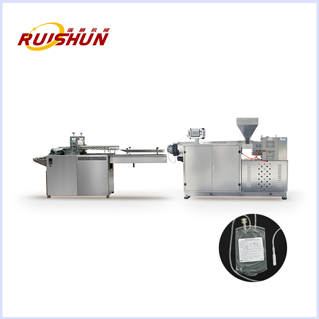 Infusion bag film extrusion line