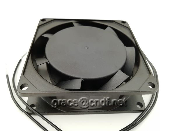 Кндф сделано в Китае 2 свинца провода Подключите AC алюминиевый охлаждающий вентилятор та8025хсл-1 80кс80кс25мм