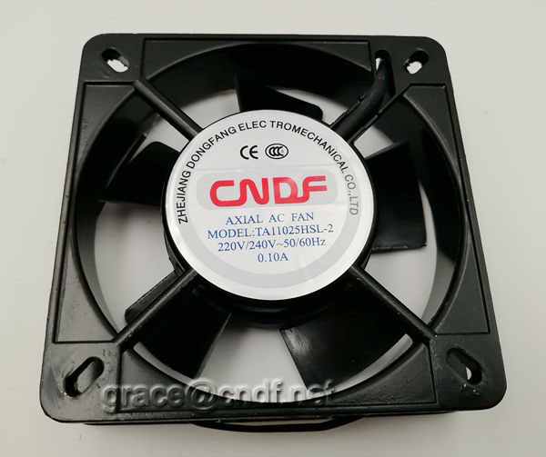 CNDF ventilation exhaust fan TA11025HSL-2  with high speed 2400rpm and low noise 31dba 110x110x25mm