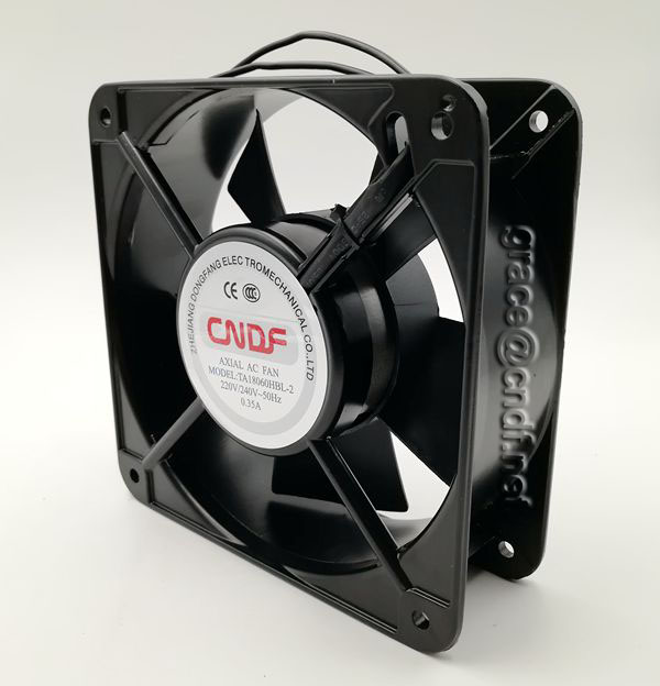 CNDF input voltage 220/240VAC ac axial exhaust cooling fan 180x180x60mm external exhaust fan TA18060HBL-2