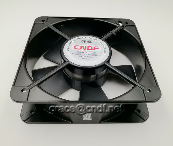 CNDF factory provide high quanlity and good price cooling fan 200x200x60mm TA20060HBL-1 ac cooling fan