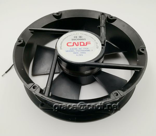 CNDF centrifugal ventilation fans 220x220x60mm 110/120VAC 0.8A 2600rpm cooling fan TA22060HBL-1