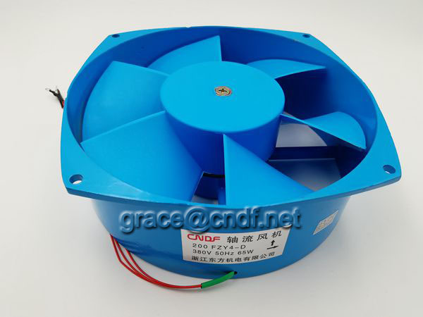 CNDF Intrue 220V 380V ball bearing ac axial cooling fan manufacturer blower  200FZY2-D