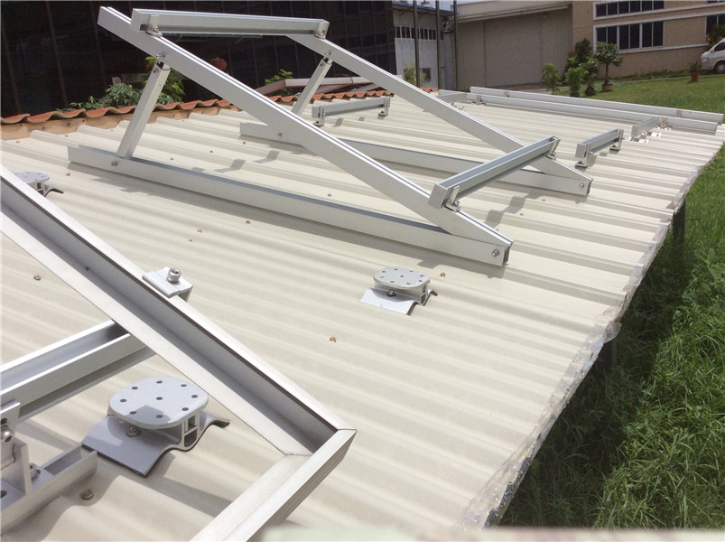 Flat roof solar mounting system/Triangle bracket solar mounting system for flat roof