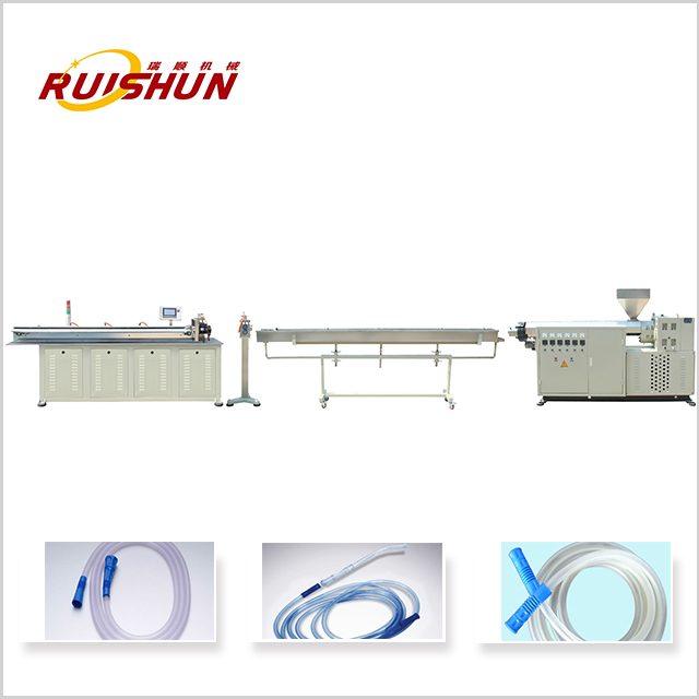 medical connecting catheter extrusion line