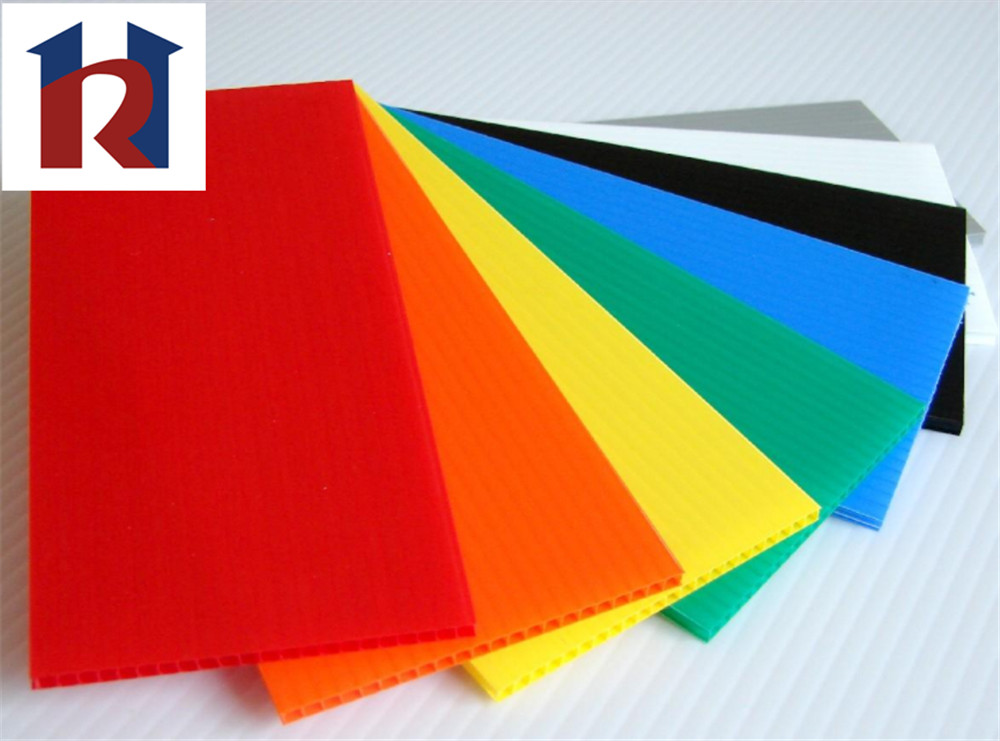 High quality separated or protected corrugated pp sheet/flute board/plastic board manufacturer