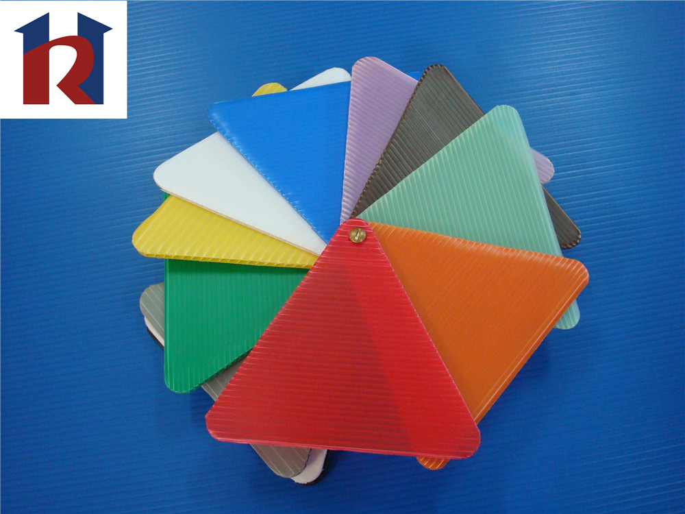 PP corrugated plastic corflute hollow sheet board for packing/signage/protection