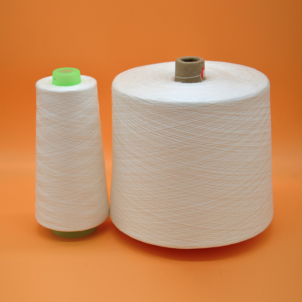 high strength 42s/2 100% spun polyester yarn paper cone yarn