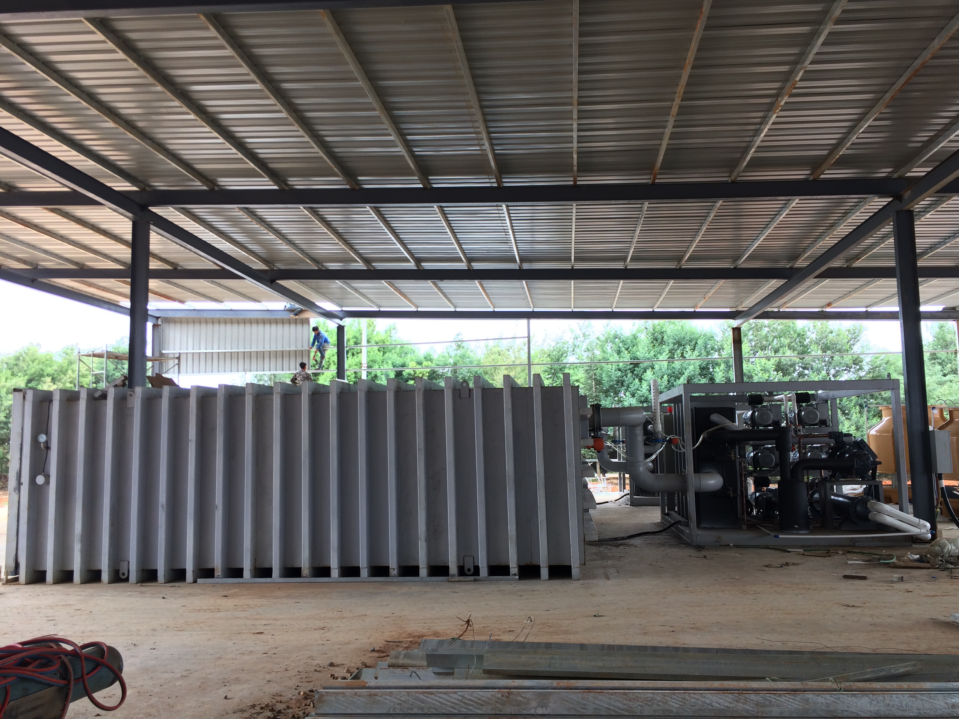 16 pallets two chambers customized rapid cooling vacuum cooler