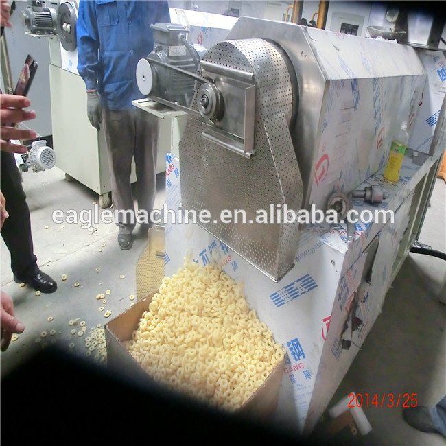 automatic corn cheese balls extruder snack food machine processing line