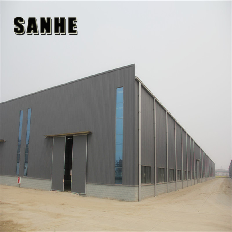 Prefabricated steel structure metal industrial warehouse buildings shed manufacturer with low cost