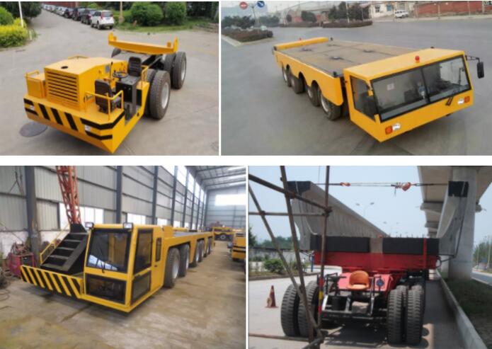 low price 200 ton to 300ton heavy duty machines transporter low bed concrete girders transport for sale