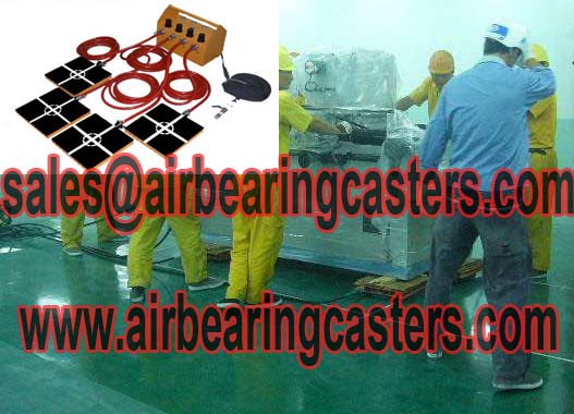 Air casters will protect your precise equipment